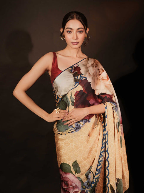 Printed Saree