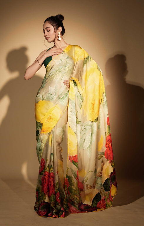 Printed Saree