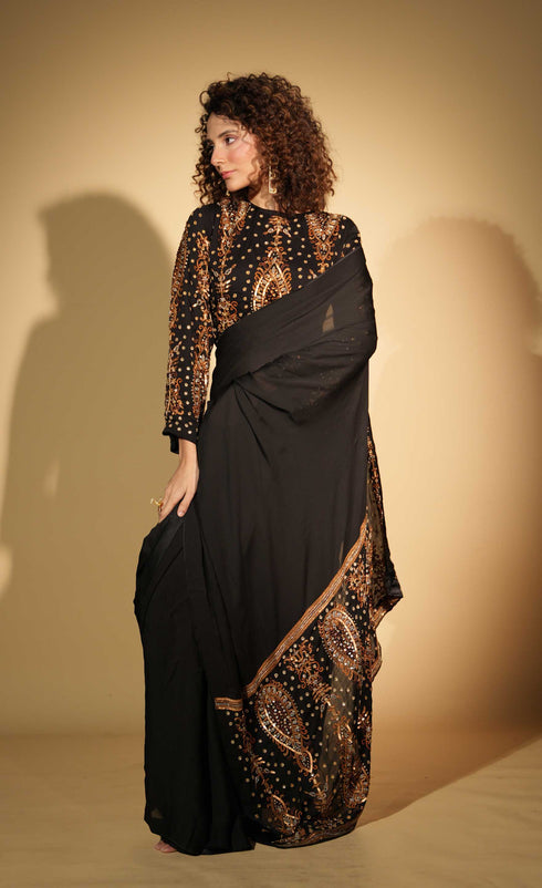 Embroidered Saree