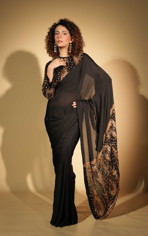 Embroidered Saree