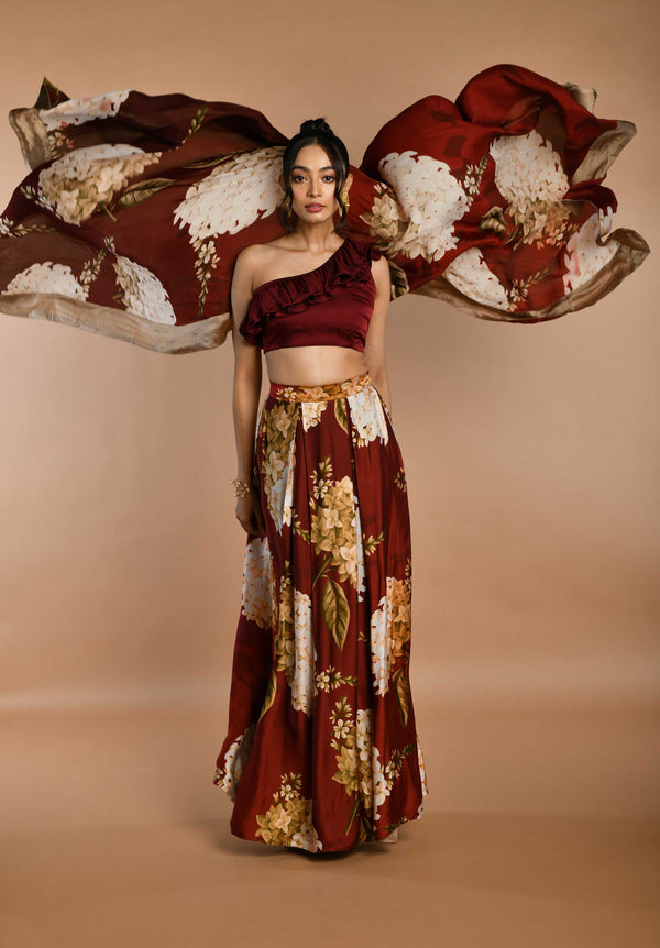 Printed lehenga