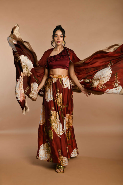 Printed lehenga