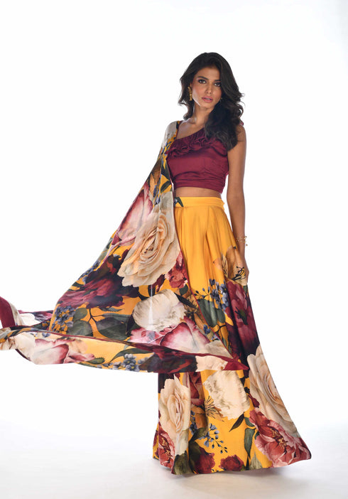 Printed Lehenga