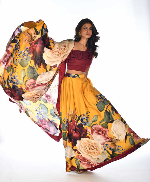 Printed Lehenga