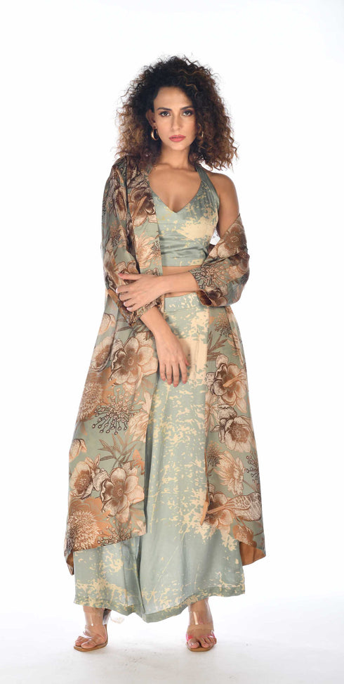 Printed Cape Set