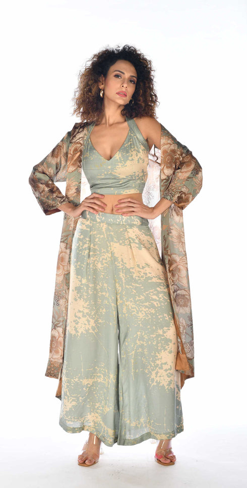 Printed Cape Set