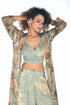 Printed Cape Set