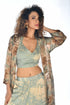 Printed Cape Set