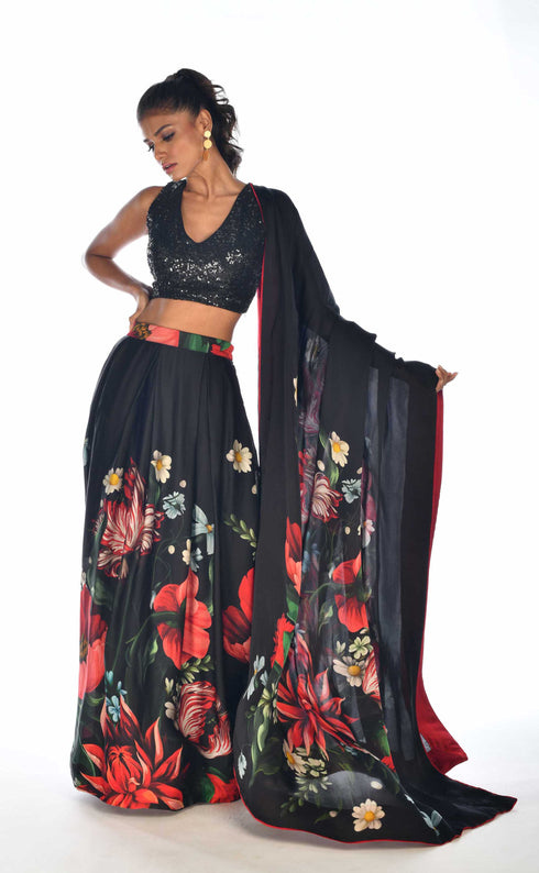 Printed Lehenga