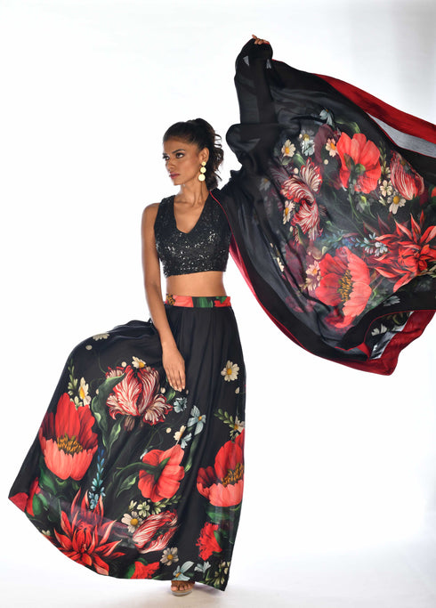 Printed Lehenga