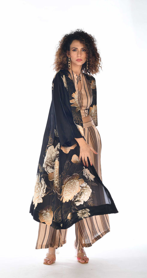 Printed Cape Set
