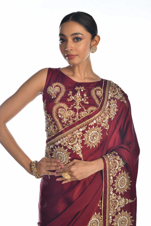 Embroidered Saree
