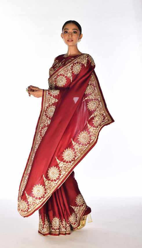 Embroidered Saree