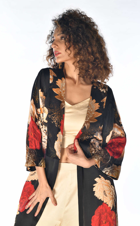 Printed Cape Set