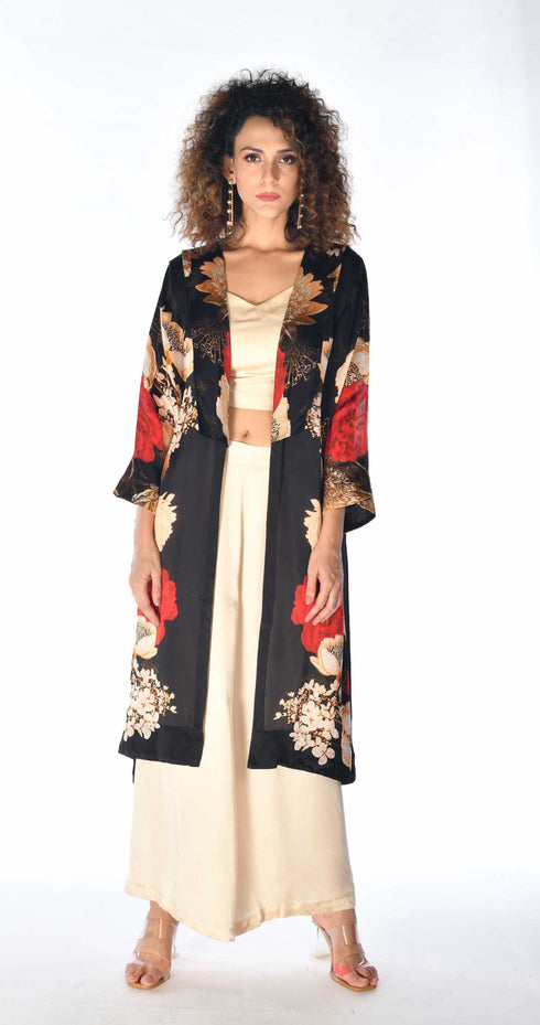Printed Cape Set