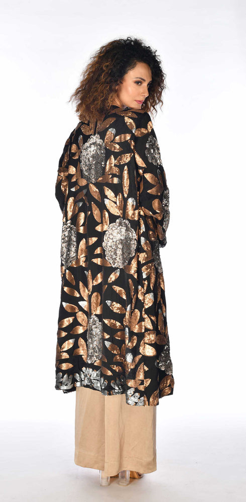 Embroidered Cape Set