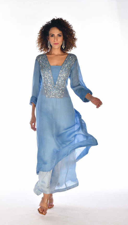 Embroidered Kurta Set