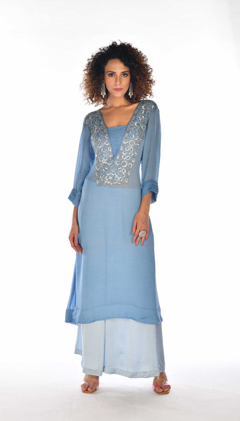 Embroidered Kurta Set