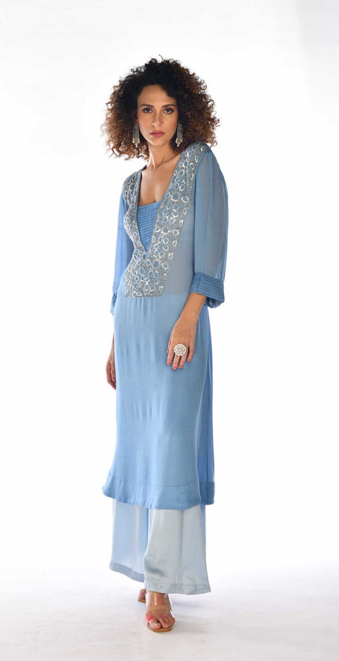 Embroidered Kurta Set