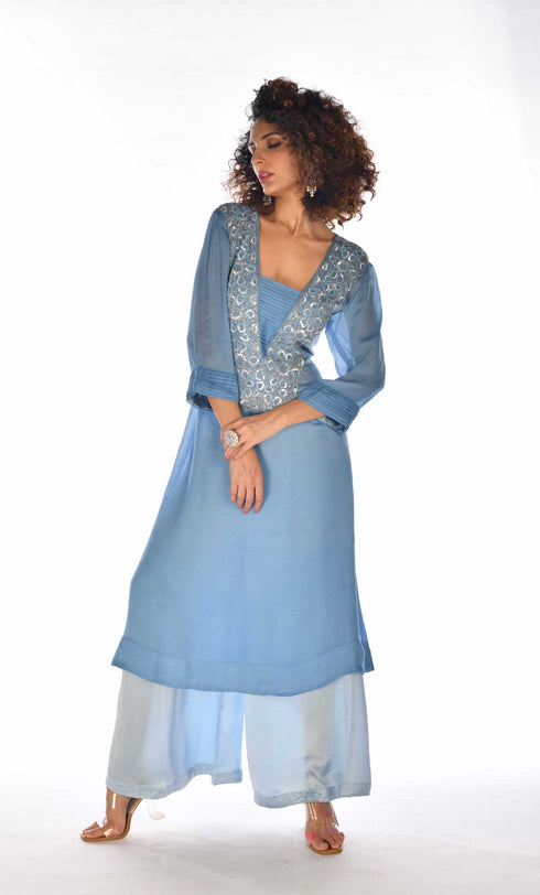 Embroidered Kurta Set