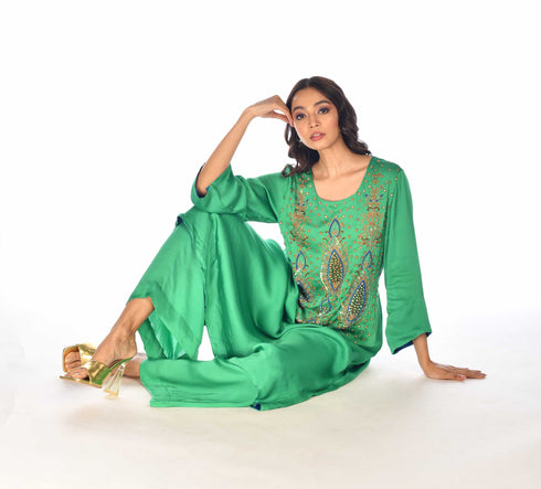 Embroidered Kurta Set