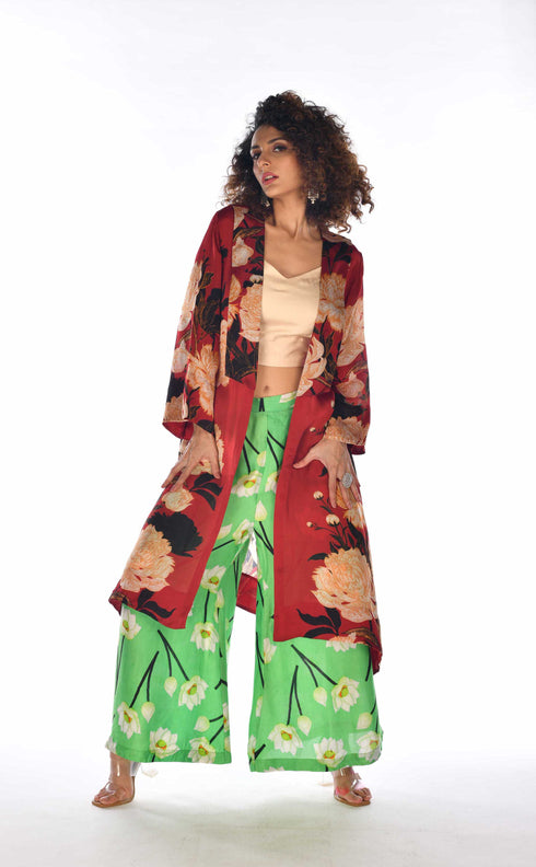 Printed Cape Set