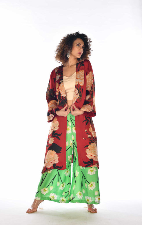 Printed Cape Set