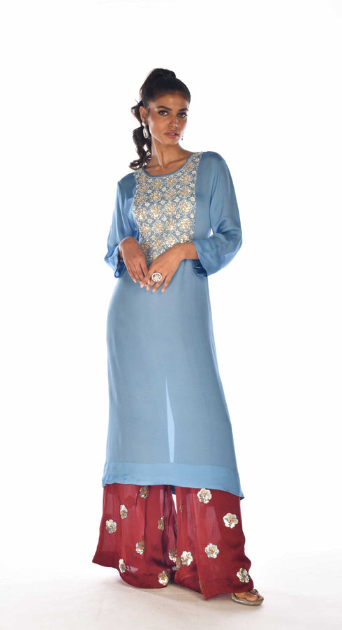 Embroidered Kurta Set