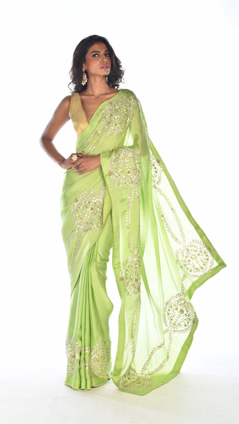 Embroidered Saree