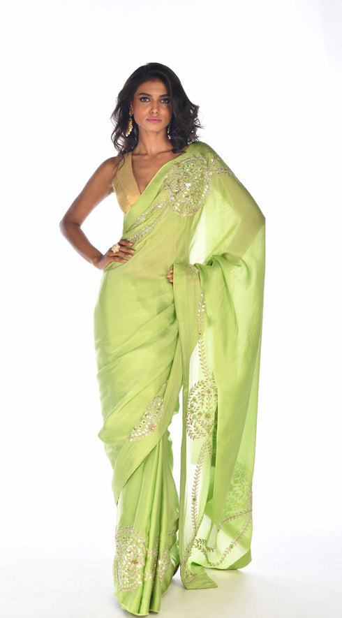 Embroidered Saree