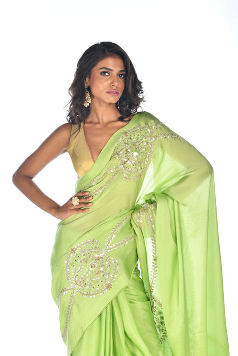 Embroidered Saree