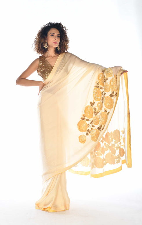 Embroidered Saree