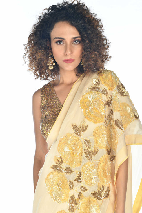 Embroidered Saree