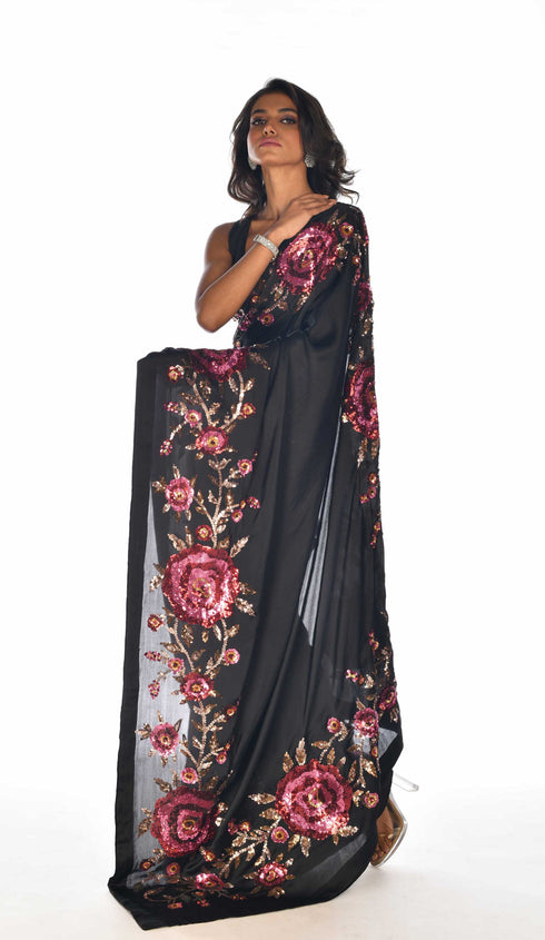 Embroidered Saree