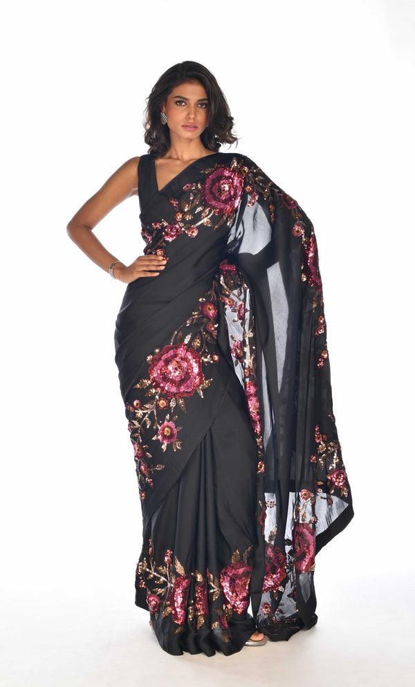 Embroidered Saree