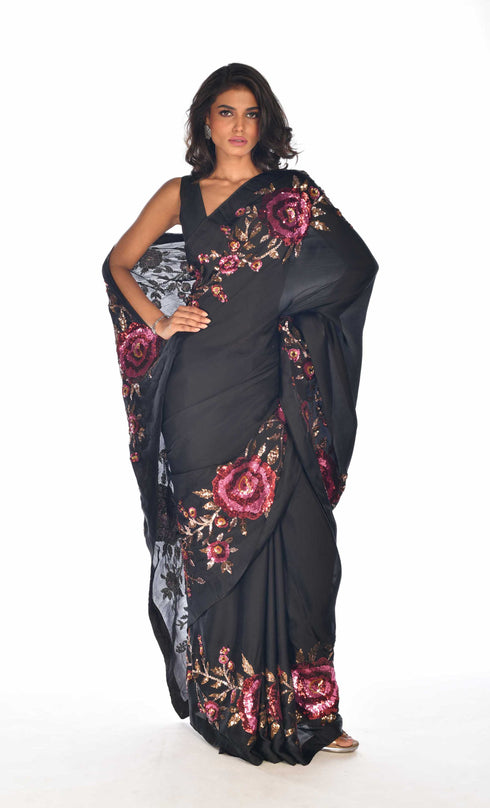 Embroidered Saree