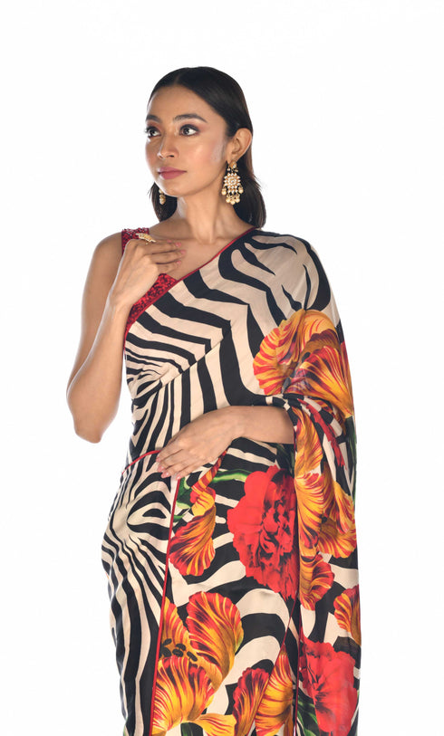 Printed Saree