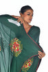 Thread Embroidered Saree