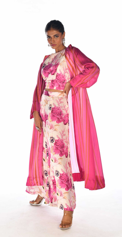 Printed Cape Set