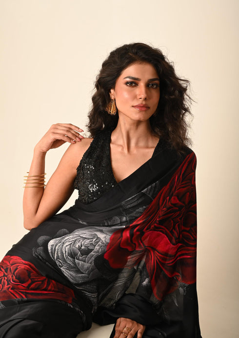 Printed Saree