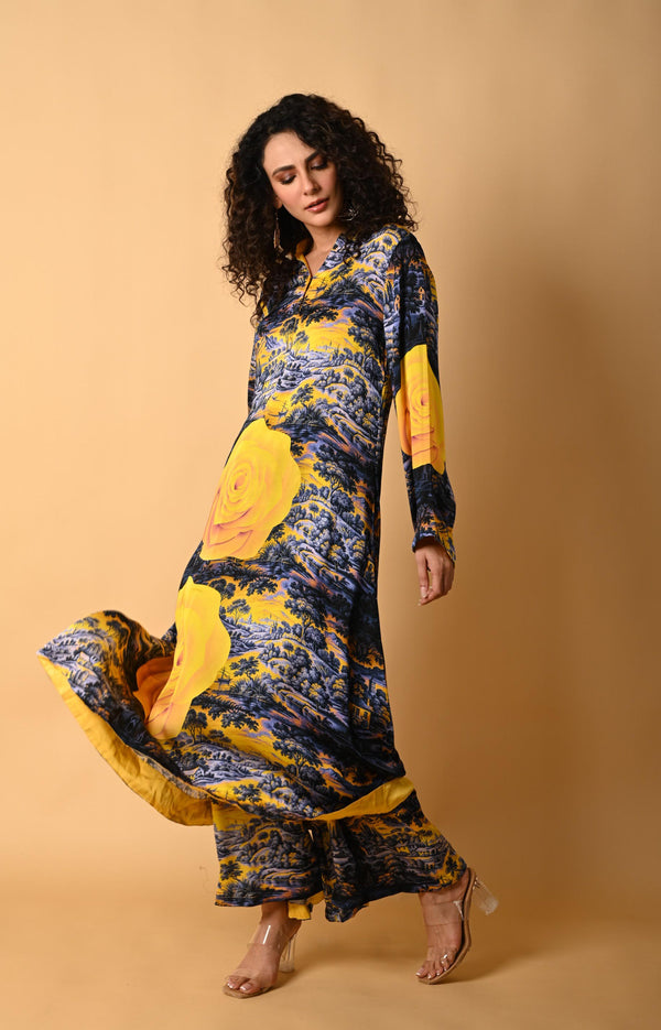 Printed Kurta Set