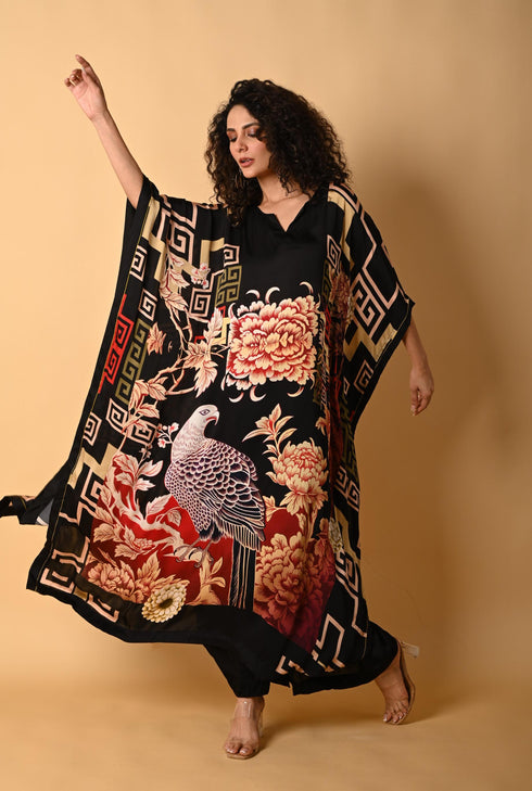 Printed Kaftan Set