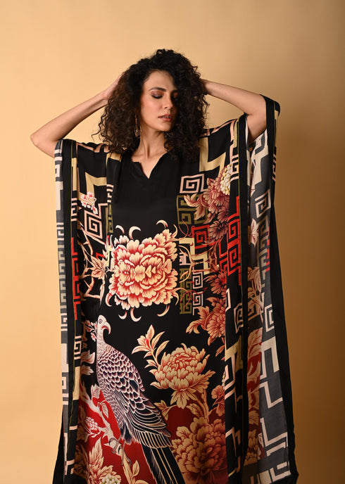Printed Kaftan Set