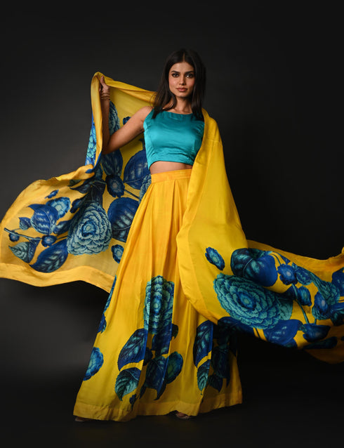 Printed Lehenga Set