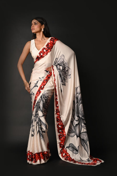 Printed Saree