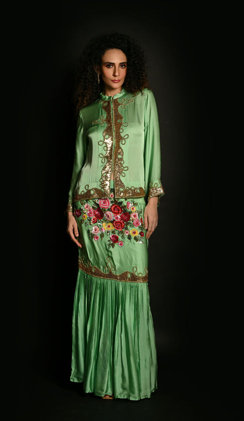 Skirt with Jacket Set