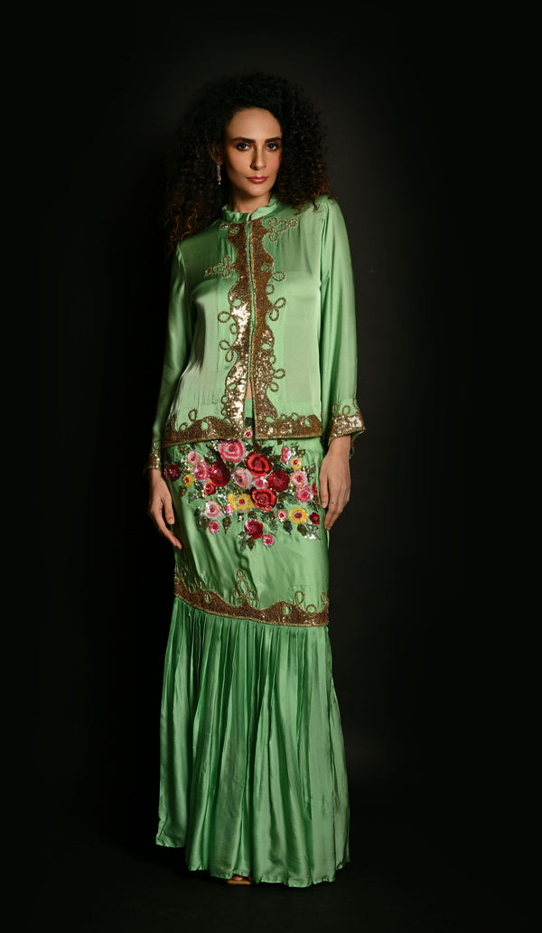 Skirt with Jacket Set